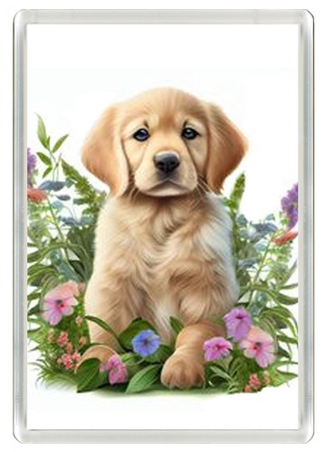 Golden retriever puppy - golden,