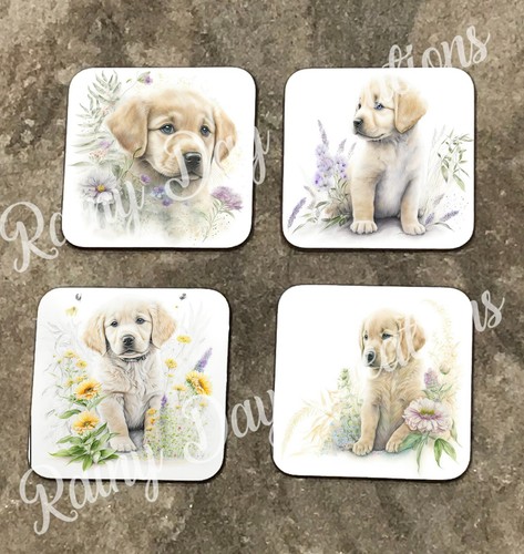 Golden retriever puppy design