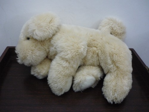 Gina softoys cream labrador - softoys,