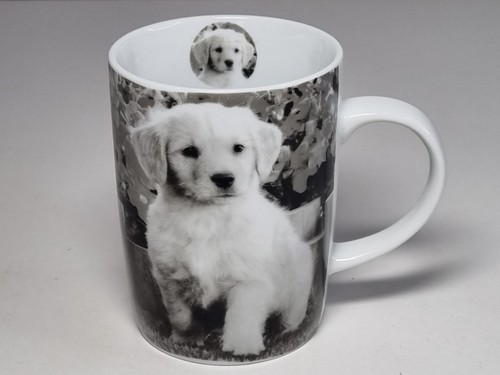 Golden retriever puppy - golden, mug